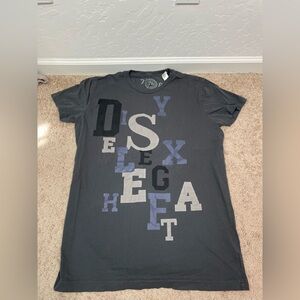 Grey Diesel Graphic Tee Sz XL